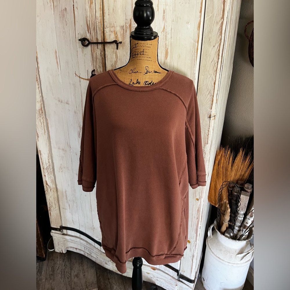NWOT Free People We the Free Mari Muscle pullover - Picture 6 of 9